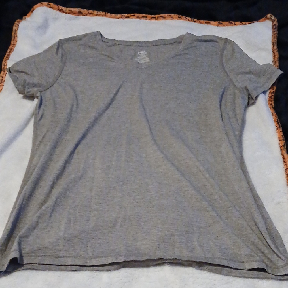 Athletic Works Gray Short Sleeve Tee